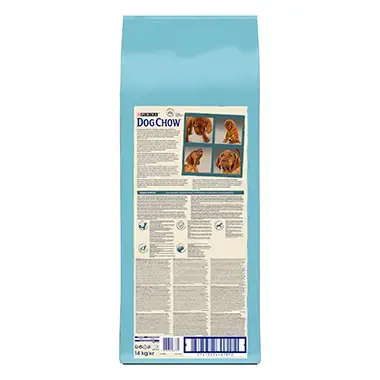 Dog Chow puppy cordero trasera