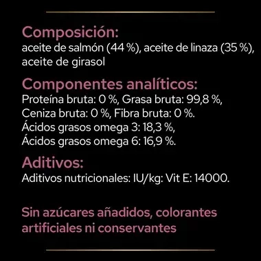 PRO PLAN® Skin & Coat Suplemento para gatos en Aceite