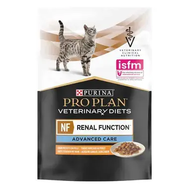 PURINA® PRO PLAN® VETERINARY DIETS Feline NF Renal Function Sobres Pollo Sobre