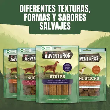 PURINA® AdVENTuROS Strips Aroma a Venado