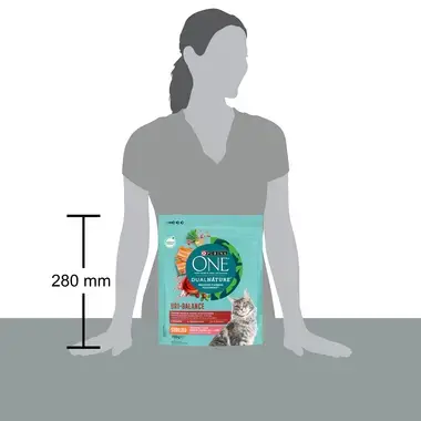 PURINA ONE® DualNature® URI-BALANCE Esterilizado con Arándano y Salmón tamaño