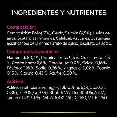 PURINA® PRO PLAN® VETERINARY DIETS FELINE UR Urinary Sobres Pollo