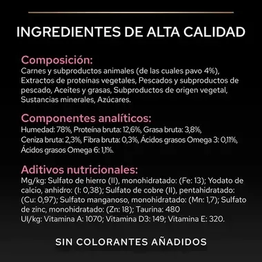 PURINA® PRO PLAN® Gato Delicate con Pavo en Salsa