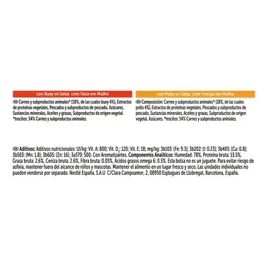 FELIX® Tasty Shreds Selecciones Favoritas Comida Húmeda para Gato