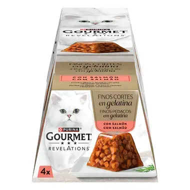 GOURMET™ REVELATIONS™ Finos Cortes con Salmón en Gelatina