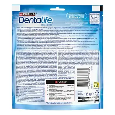 PURINA® DENTALIFE® Medium - Parte posterior de pack de producto