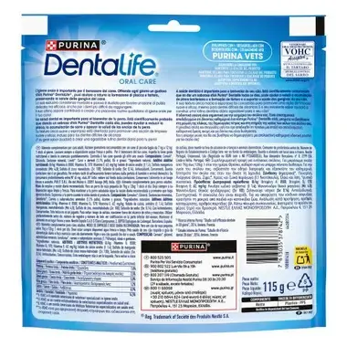 PURINA® DENTALIFE® Small - Parte posterior de pack de producto