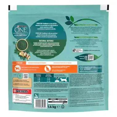 parte trasera de esterilizado con spirulina