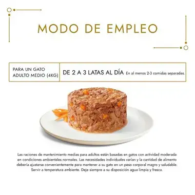 PURINA® GOURMET® Gold Tartelette Pack Surtido - Modo de empleo
