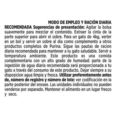 Instrucciones producto