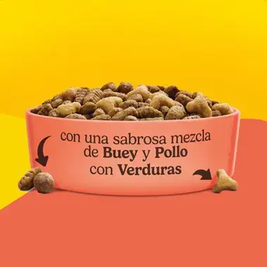 PURINA® FRISKIES®  Adulto con Buey, Pollo y Verduras