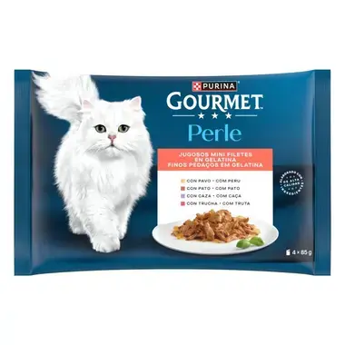 PURINA® GOURMET® Perle Finas Láminas en Gelatina Surtido - 1
