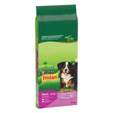 PURINA® FRISKIES®  Maxi con Buey y Verduras