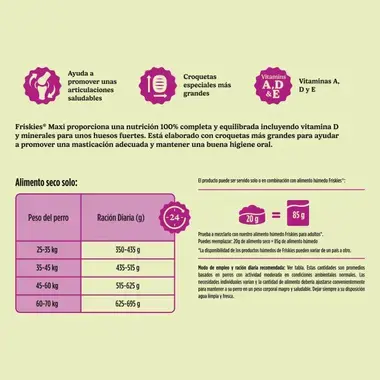 PURINA® FRISKIES®  Maxi con Buey y Verduras