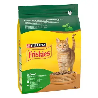 PURINA® FRISKIES®  Interior con Pollo, Pavo y Verduras