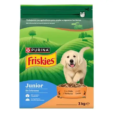 PURINA® FRISKIES® Junior con Pollo, Verduras y Leche - 2