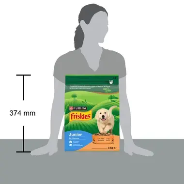 PURINA® FRISKIES® Junior con Pollo, Verduras y Leche - 3