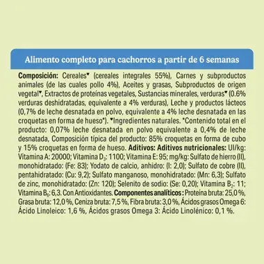 PURINA® FRISKIES® Junior con Pollo, Verduras y Leche - 5