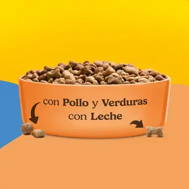 PURINA® FRISKIES® Junior con Pollo, Verduras y Leche - 7