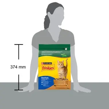 PURINA® FRISKIES®  Esterilizado con Pollo, Pavo y Verduras