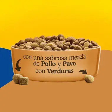 PURINA® FRISKIES®  Esterilizado con Pollo, Pavo y Verduras