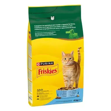PURINA® FRISKIES®  Adulto con Salmón y Verduras