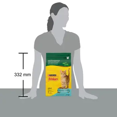 PURINA® FRISKIES®  Adulto con Pescado del Océano y Verduras