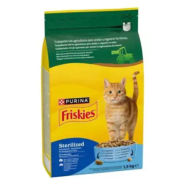 PURINA® FRISKIES®  Esterilizado con Salmón y Verduras