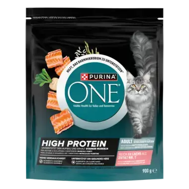 PURINA® ONE® High Protein Rico en Salmón - 1