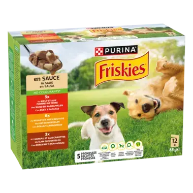 Adulto con Pollo y Cordero en Salsa