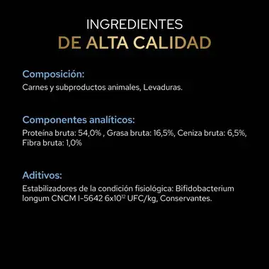 Ingredientes de alta calidad