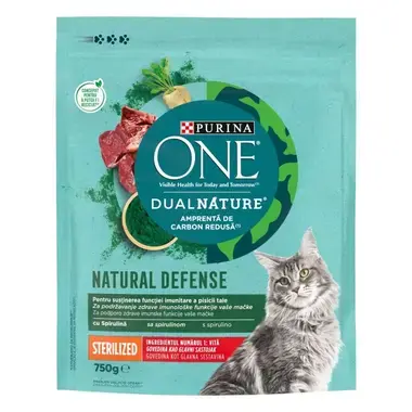 PURINA® ONE® DualNature® NATURAL DEFENSE Esterilizado con Spirulina, Buey - ingrediente N°1