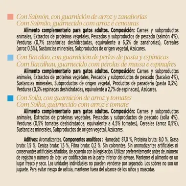 PURINA® GOURMET™ Soup Royale Salmón, Bacalao y Solla