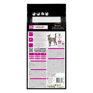 Parte posterior del saco de Purina Pro Plan Veterinary Diets Feline UR Urinary