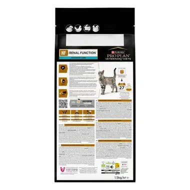 Parte posterior del saco de Purina Pro Plan Feline NF Renal Function Advanced Care