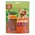 Bolsa de premios Purina Friskies B-Steaks para perro con forma de filetes, sin azúcar añadido y bajos en grasa.