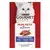 Pack Purina Gourmet Mon Petit Intense con atún, salmón y trucha en salsa.