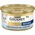 Lata Purina Gourmet Gold Mousse con pescado del océano 85 g, vista frontal.