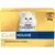 Pack Purina Gourmet Gold Mousse 12 x 85 g con pescado del océano y gato blanco.