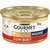 Lata Purina Gourmet Gold Mousse con buey 85 g, vista frontal.