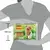 Pack Friskies Selections sostenido por una persona; se indica altura de 159 mm.