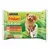 Pack Purina Friskies Selections 4 x 85 g en gelatina, con dos perros y variedades de sabores.