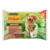 Pack Purina Friskies Tasty Strips en salsa para perros adultos, con cuatro sobres de diferentes recetas.